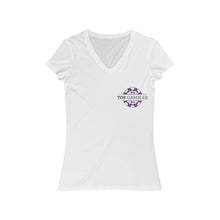 Load image into Gallery viewer, Top Gambler's Women's Jersey Short Sleeve V-Neck Tee