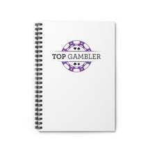 Load image into Gallery viewer, Top Gambler Spiral Notebook - Ruled Line