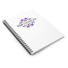Load image into Gallery viewer, Top Gambler Spiral Notebook - Ruled Line