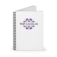 Load image into Gallery viewer, Top Gambler Spiral Notebook - Ruled Line