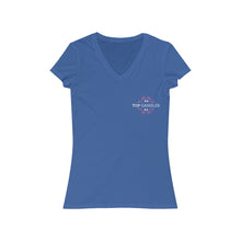 Load image into Gallery viewer, Top Gambler's Women's Jersey Short Sleeve V-Neck Tee