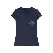 Load image into Gallery viewer, Top Gambler's Women's Jersey Short Sleeve V-Neck Tee